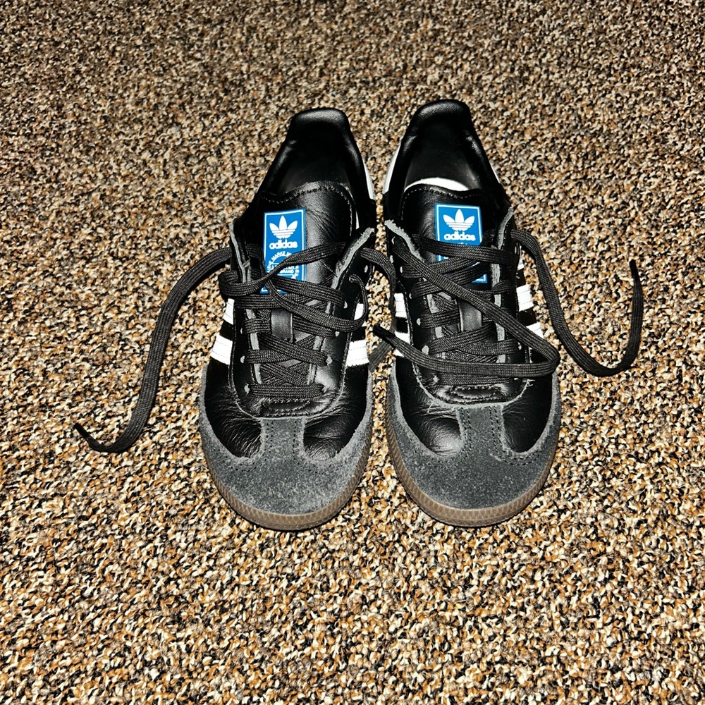 Adidas Kids Black Sambas
